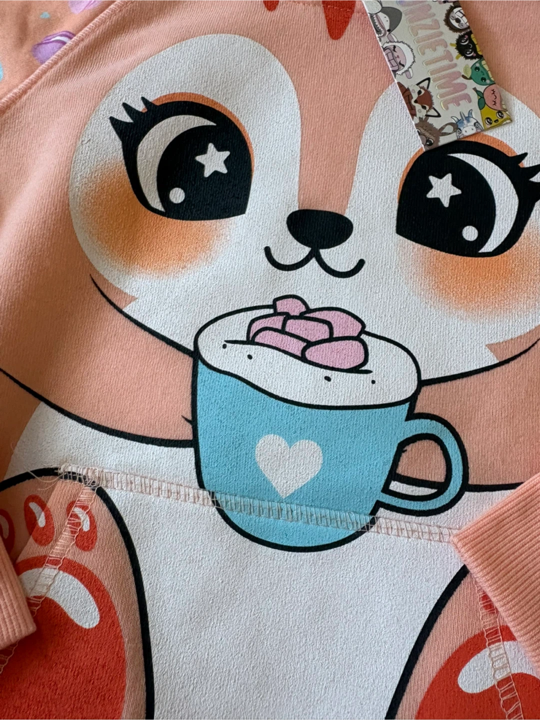 🏈 Girls Hoodie with Hood Ears size (7-8) - photo 2