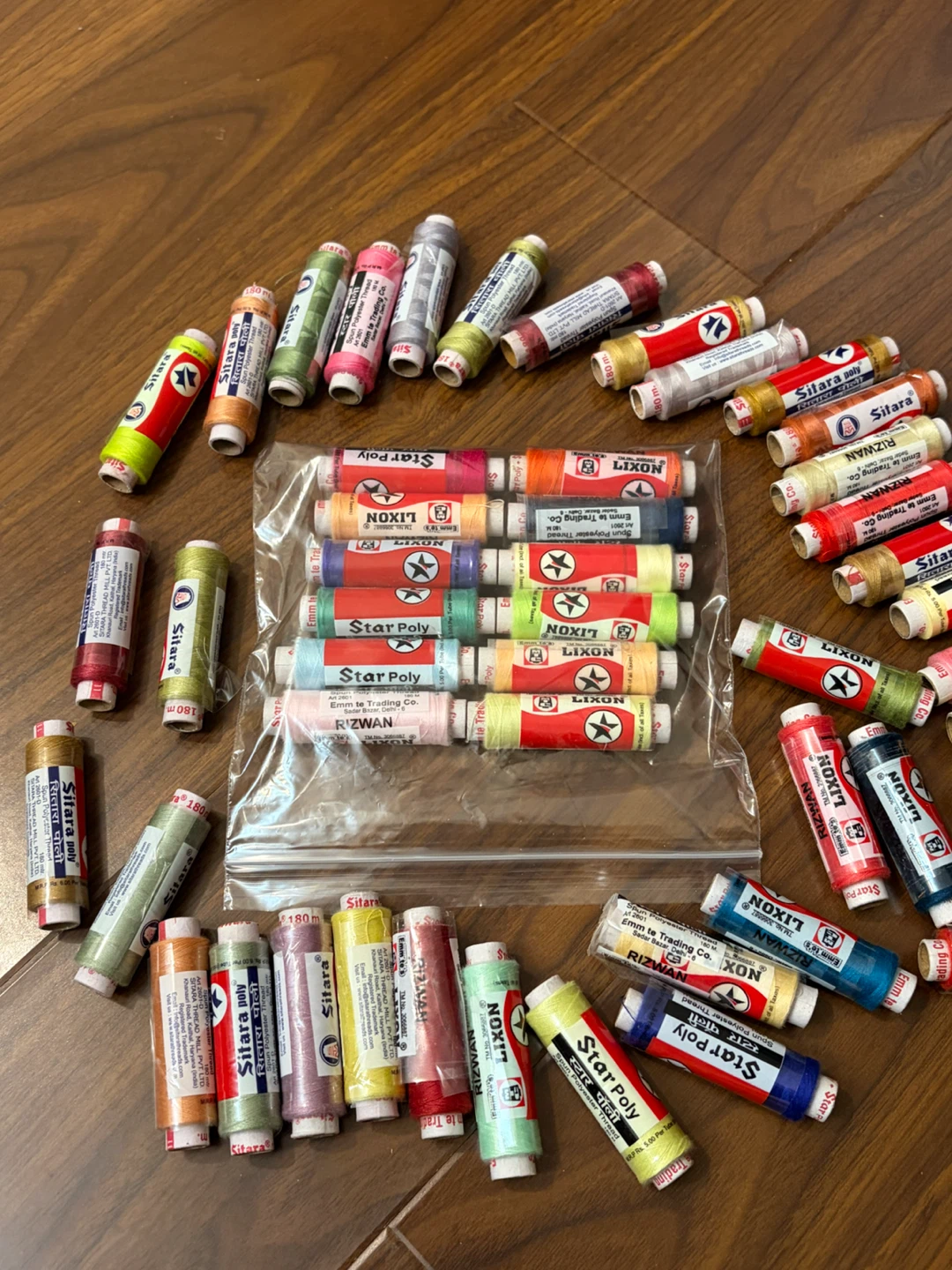12 Sewing Thread Spools for $5 (180 metres each thread)