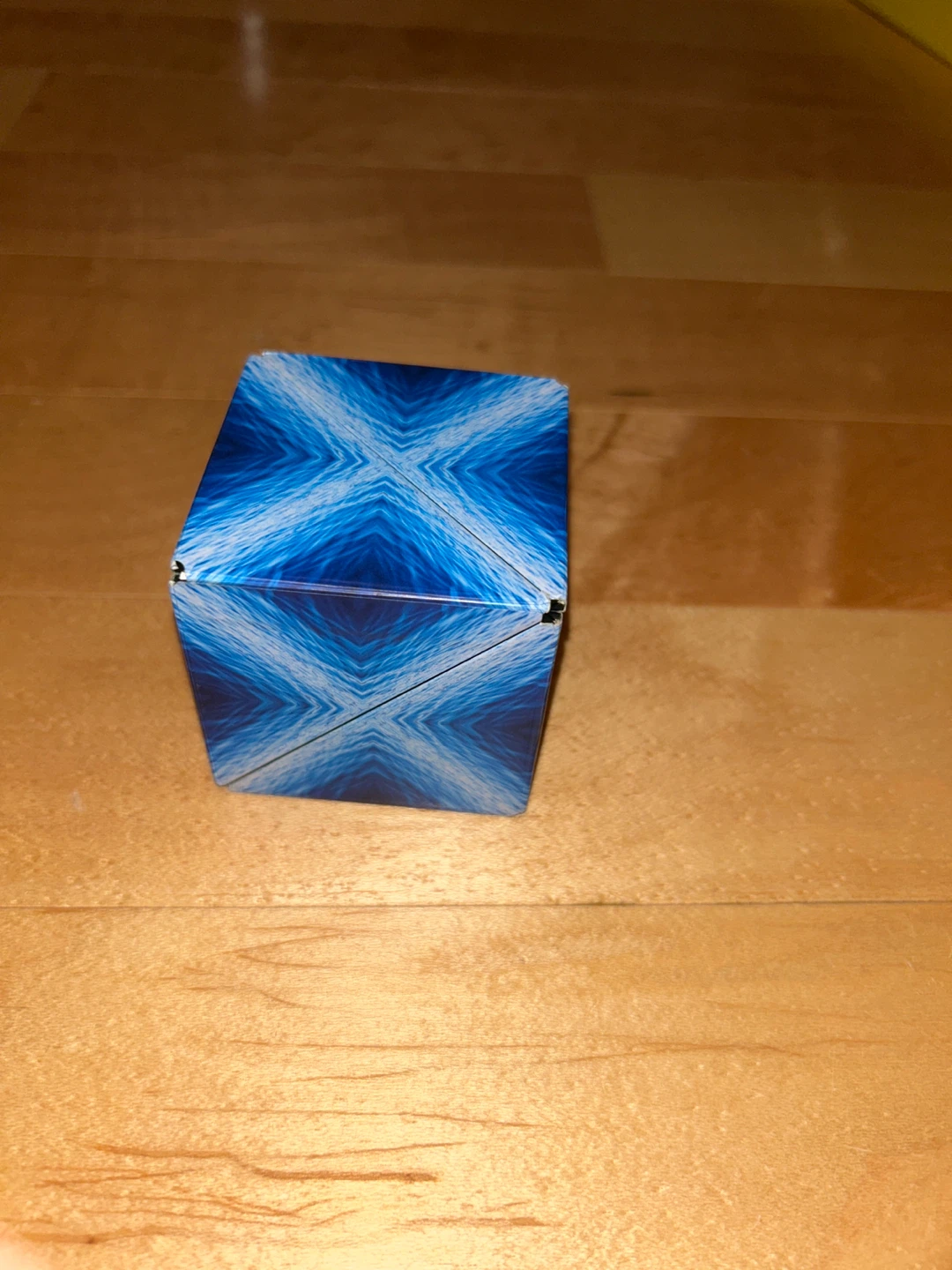 Shashibo Shape Shifting Box in the "Blue Planet" design