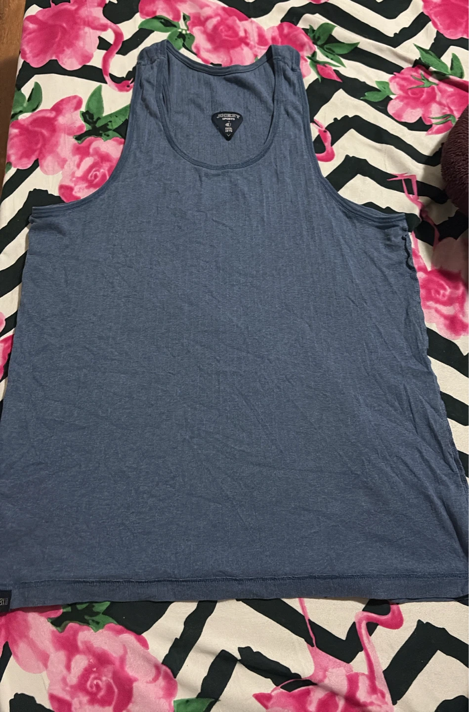 🏈 blue Jockey Sports Ribbed UnderShirt Men’s