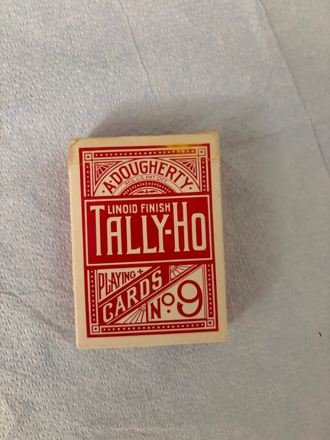 A. Dougherty Tally-Ho No. 9 Playing Cards 🏈