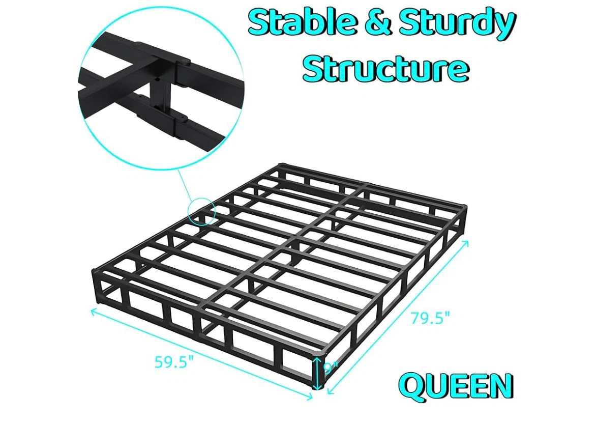 Queen Size Metal Platform Bed Frame - photo 3