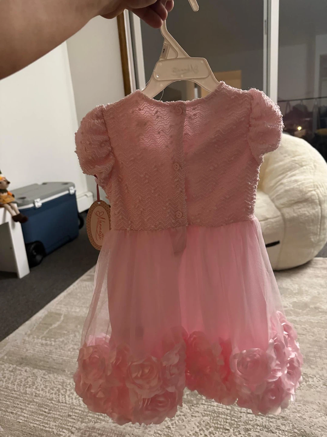 Nannette Pink Girls Dress
