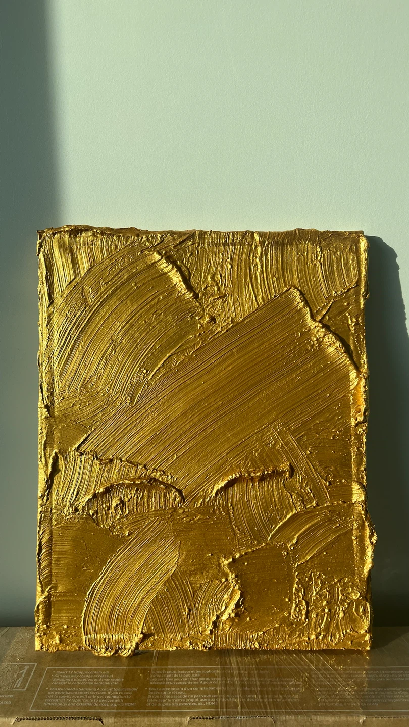 Textured Gold Wall Art - photo 2