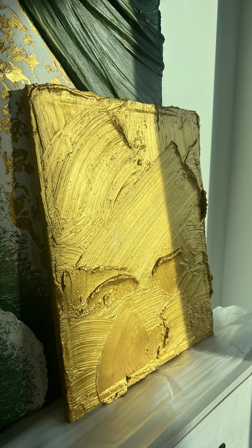 Textured Gold Wall Art - photo 3
