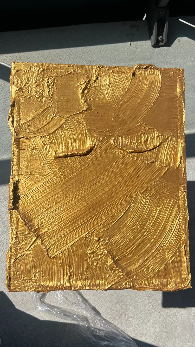 Textured Gold Wall Art - photo 4