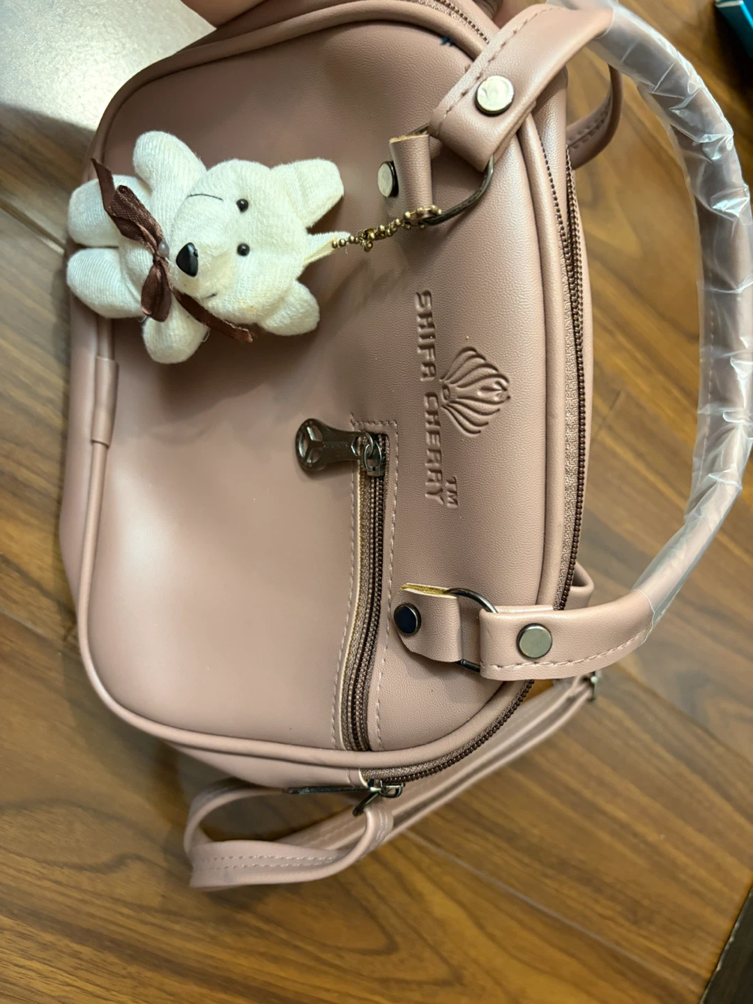 Shifa Cherry dusty pink shoulder bag $10