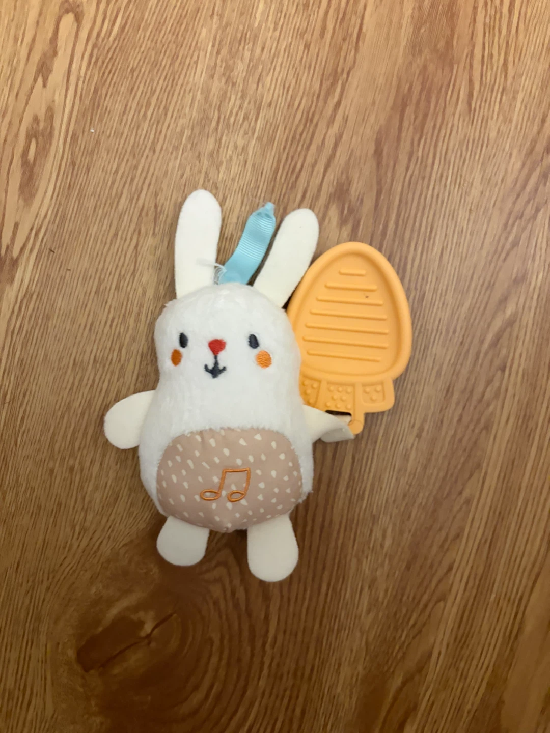 Bunny Stuffed Animal with Teether 🏈
