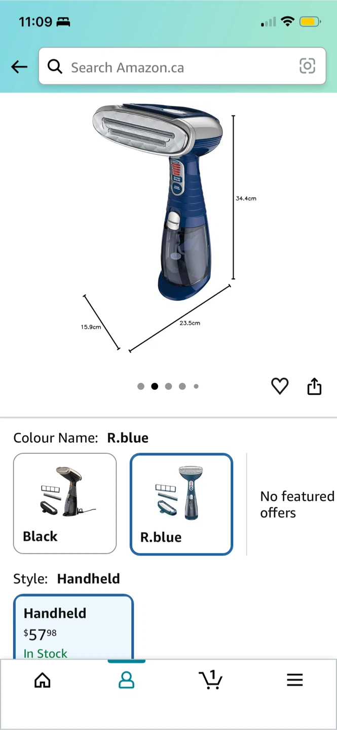 Conair Handheld Garment Steamer - photo 4