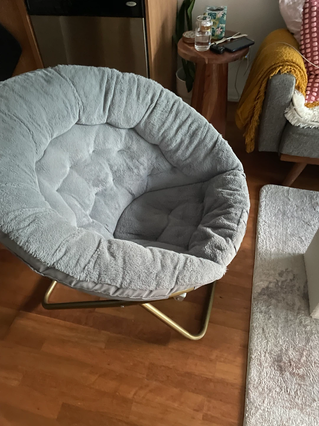 Grey Saucer Chair - photo 2