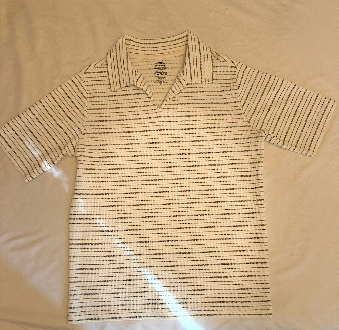George Kids Striped Polo Shirt - photo 3