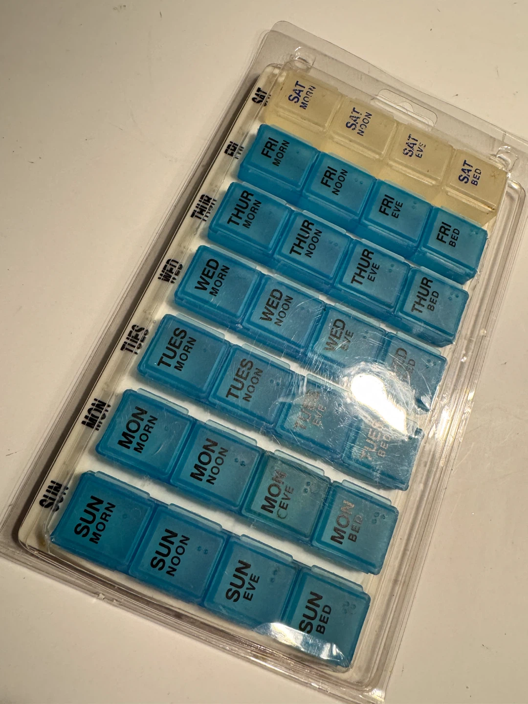 Weekly 4-Time Daily Pill Organizer - photo 3