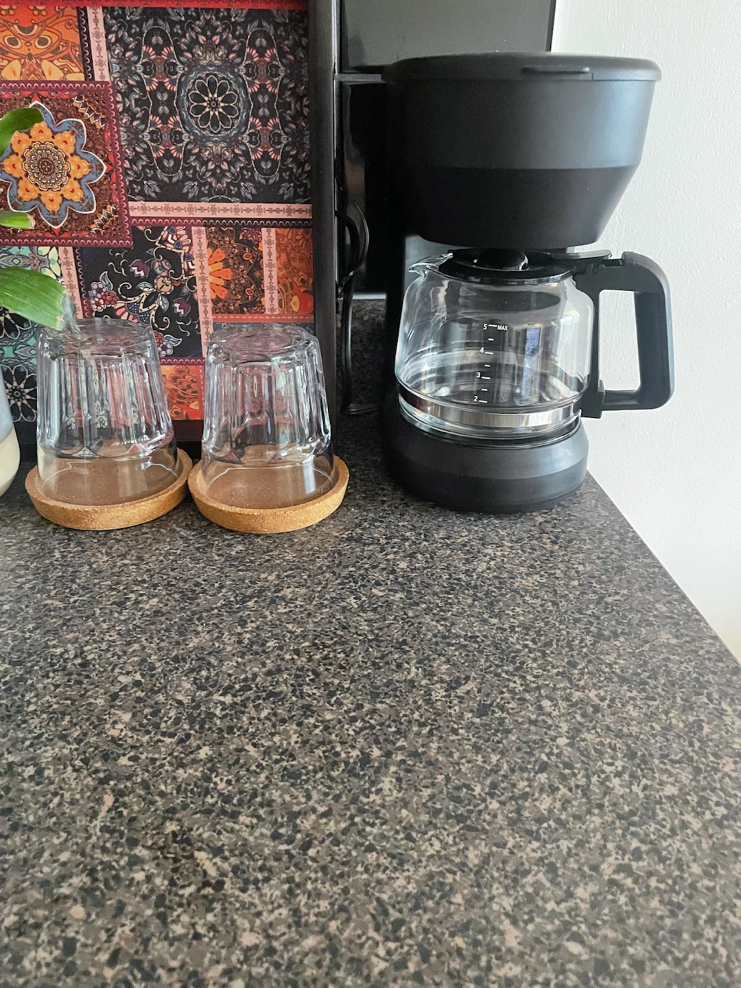 Black 5-Cup Coffee Maker