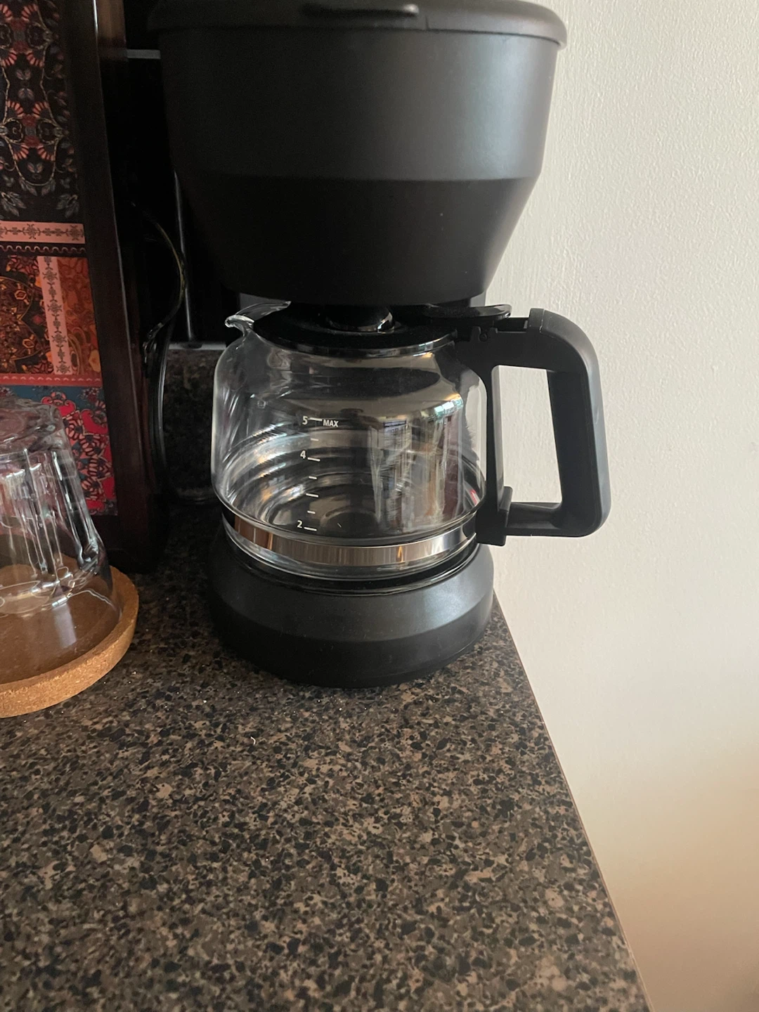 Black 5-Cup Coffee Maker - photo 2