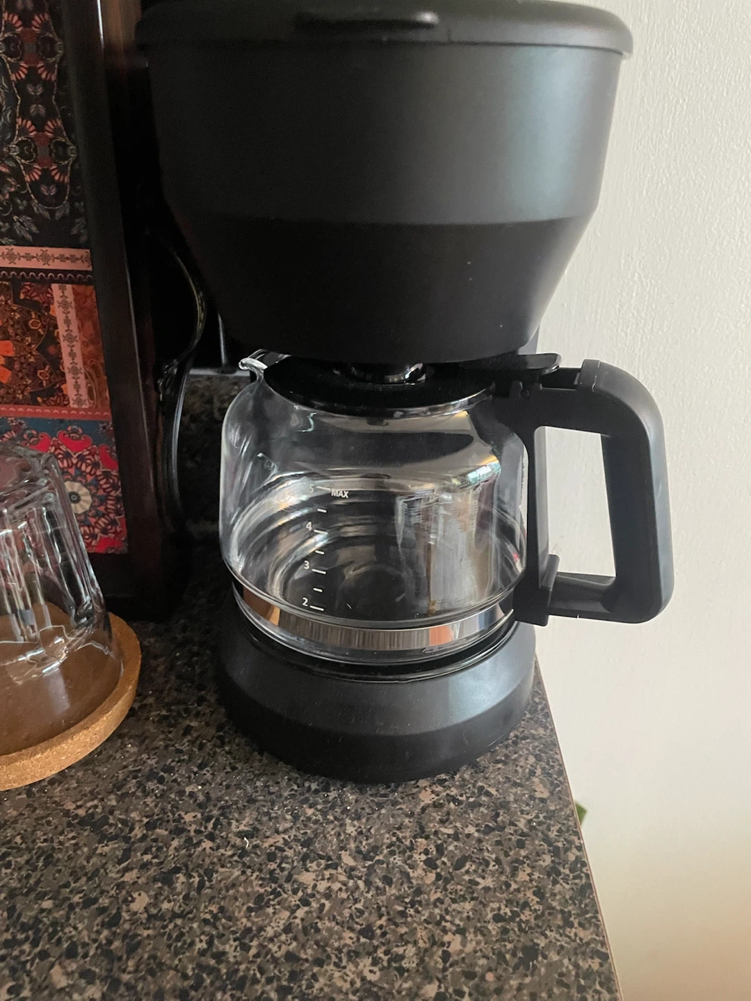 Black 5-Cup Coffee Maker - photo 3