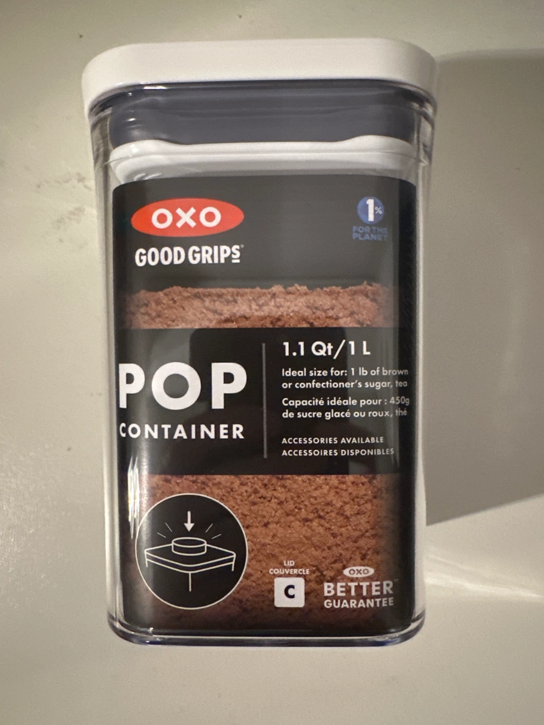 🏈 oxo pop container