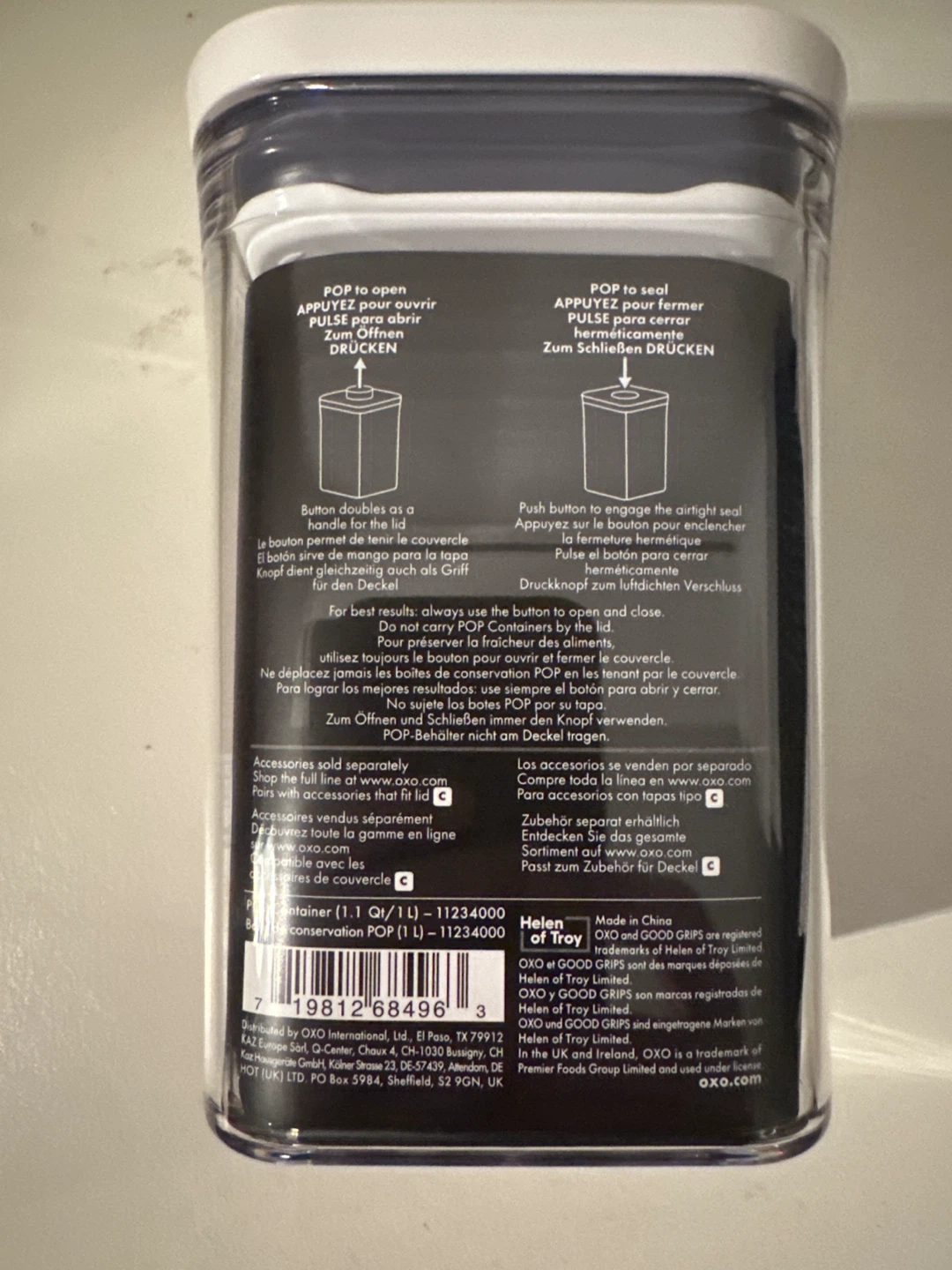 🏈 oxo pop container - photo 3