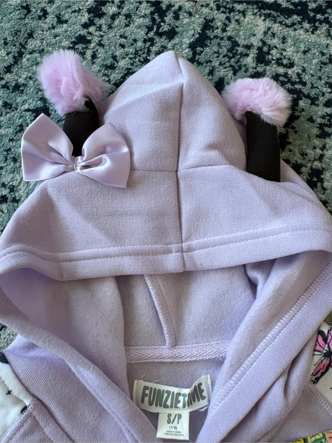 🏈 Funzietime Butterfly Hoodie S (7-8) - photo 4