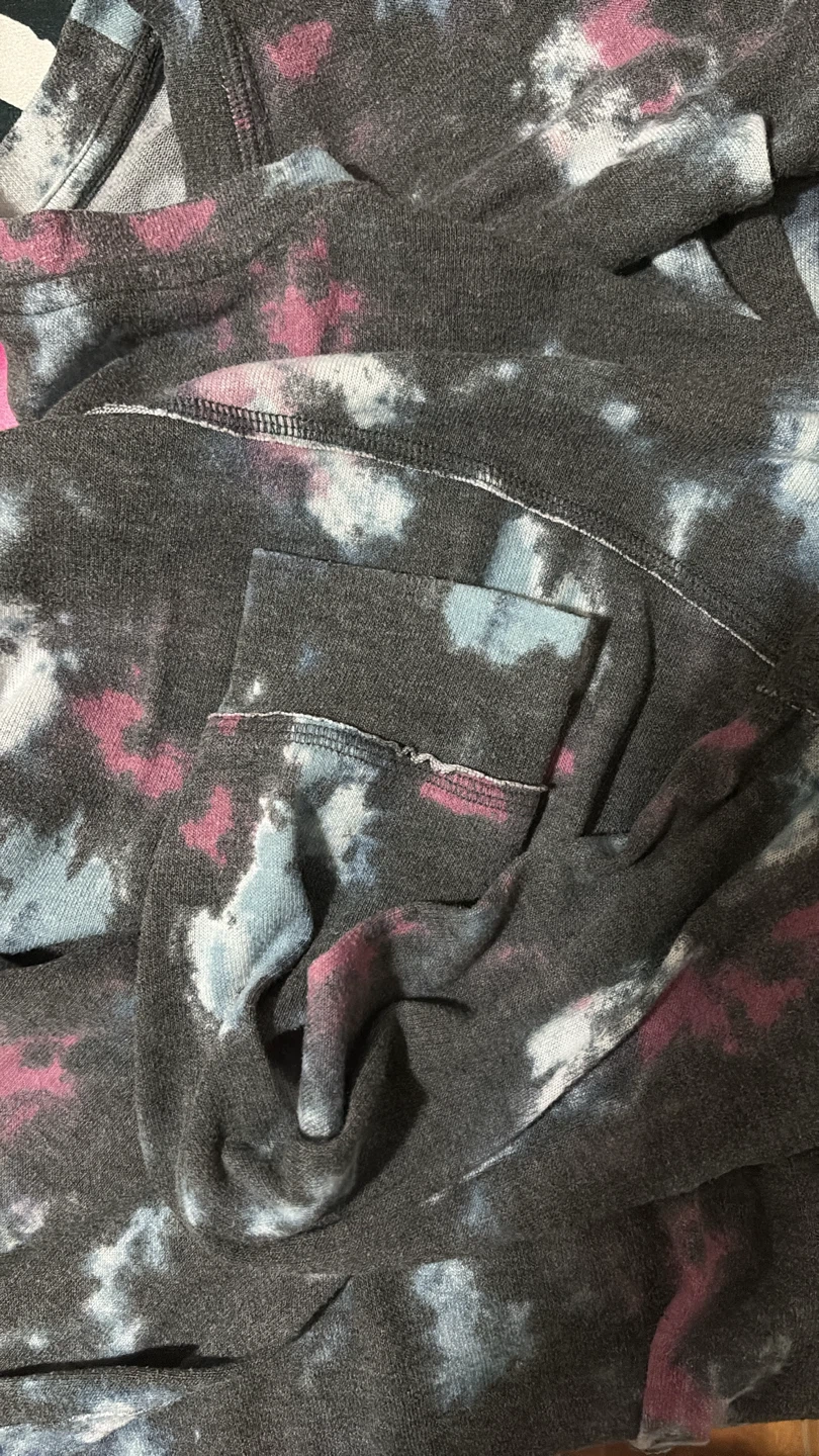 Paisley 🏈 Sky Maternity Tie-Dye Long Sleeve Top - photo 3