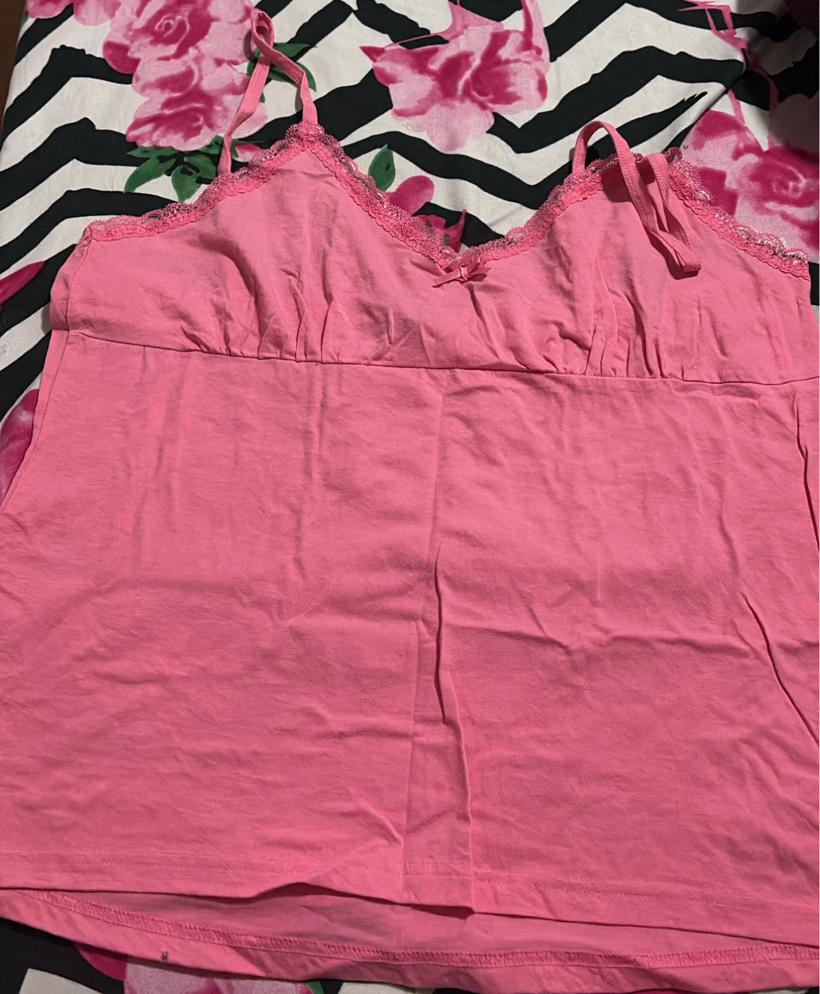 🏈 Secret Love Pink Camisole Size 18