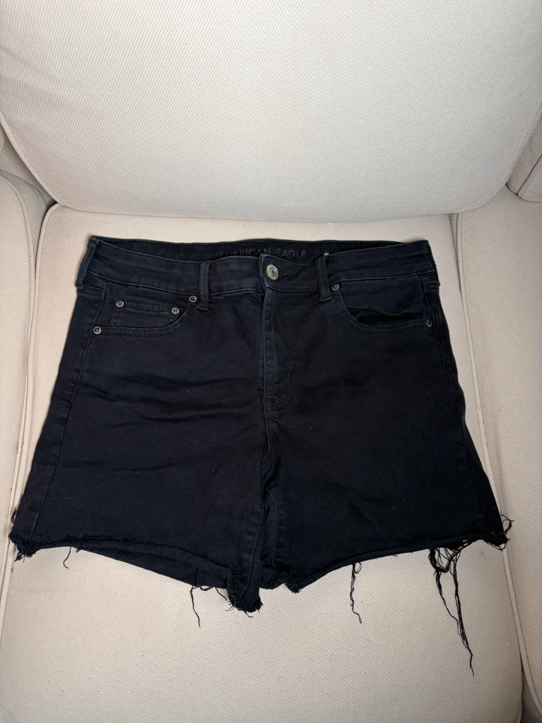 American Eagle Black Denim Shorts