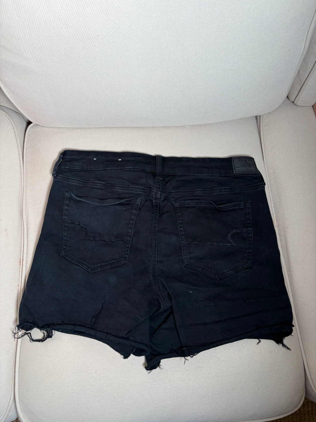 American Eagle Black Denim Shorts - photo 2