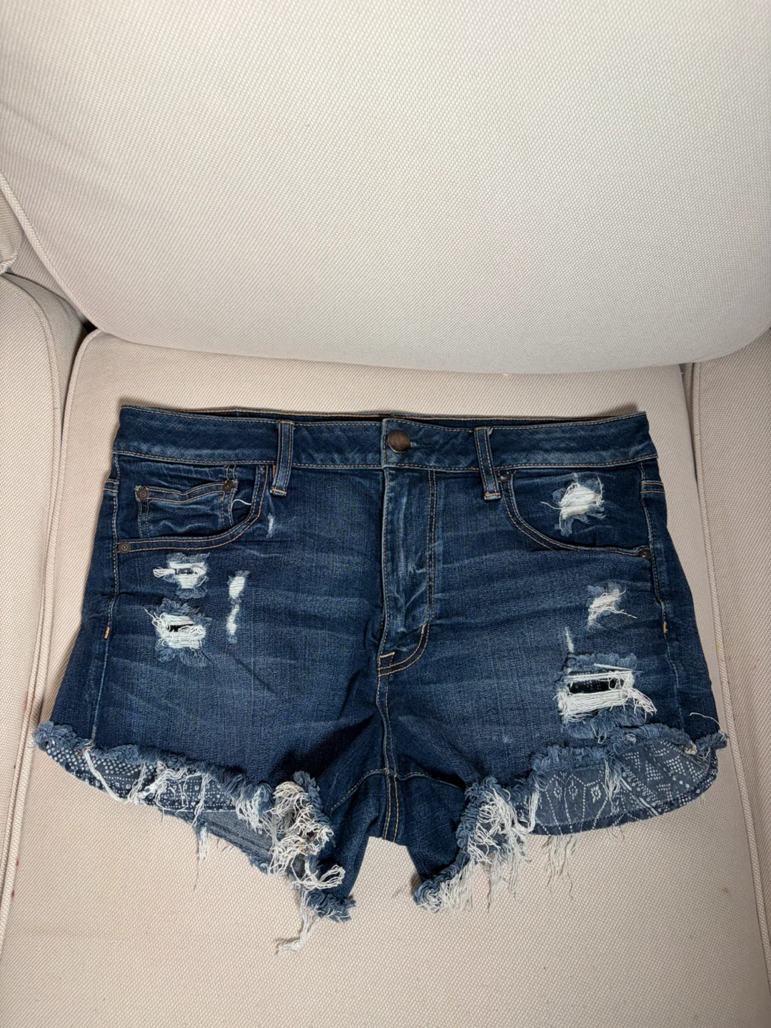 American Eagle Distressed Denim Shorts
