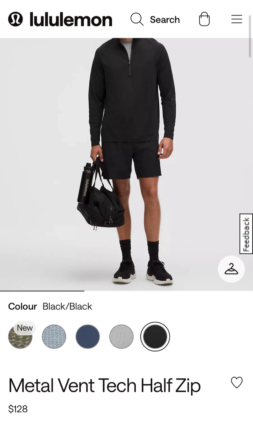 Lululemon Metal Vent Half Zip (S) 128$ - photo 4