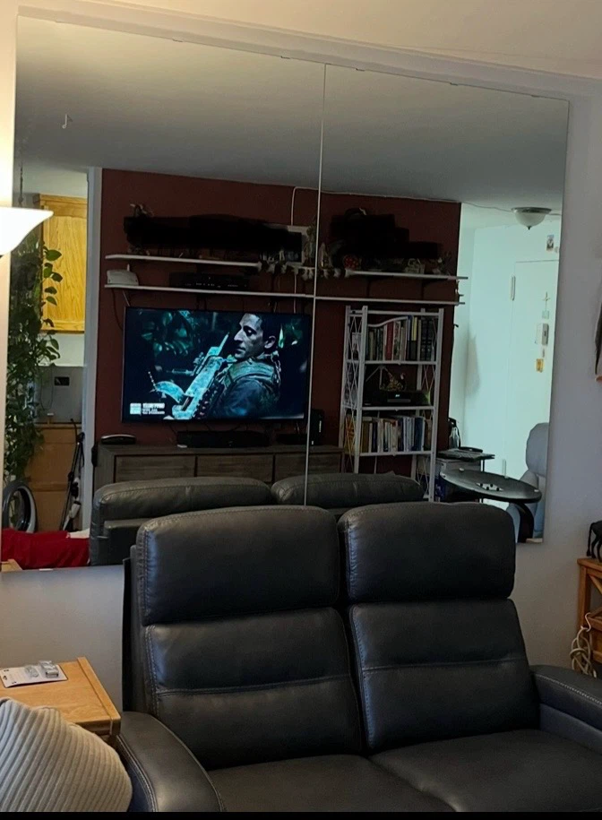 Frameless Wall Mount Mirrors (Two 36”x 60”)