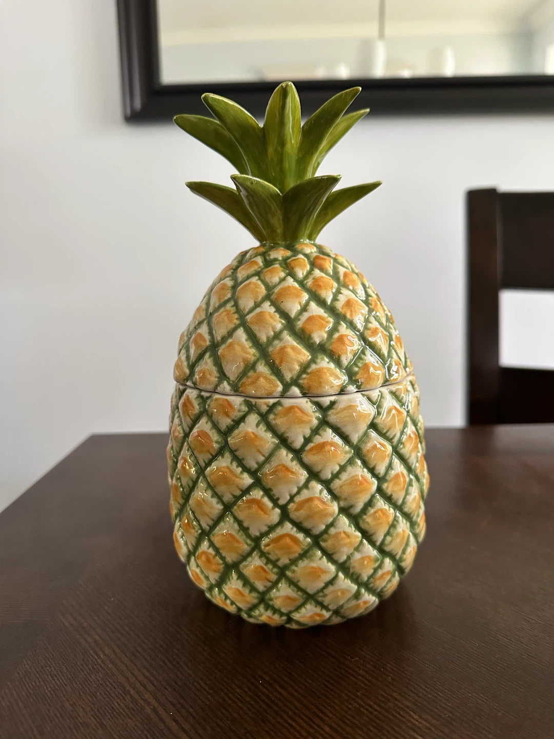 Ceramic Pineapple Decorative Jar
