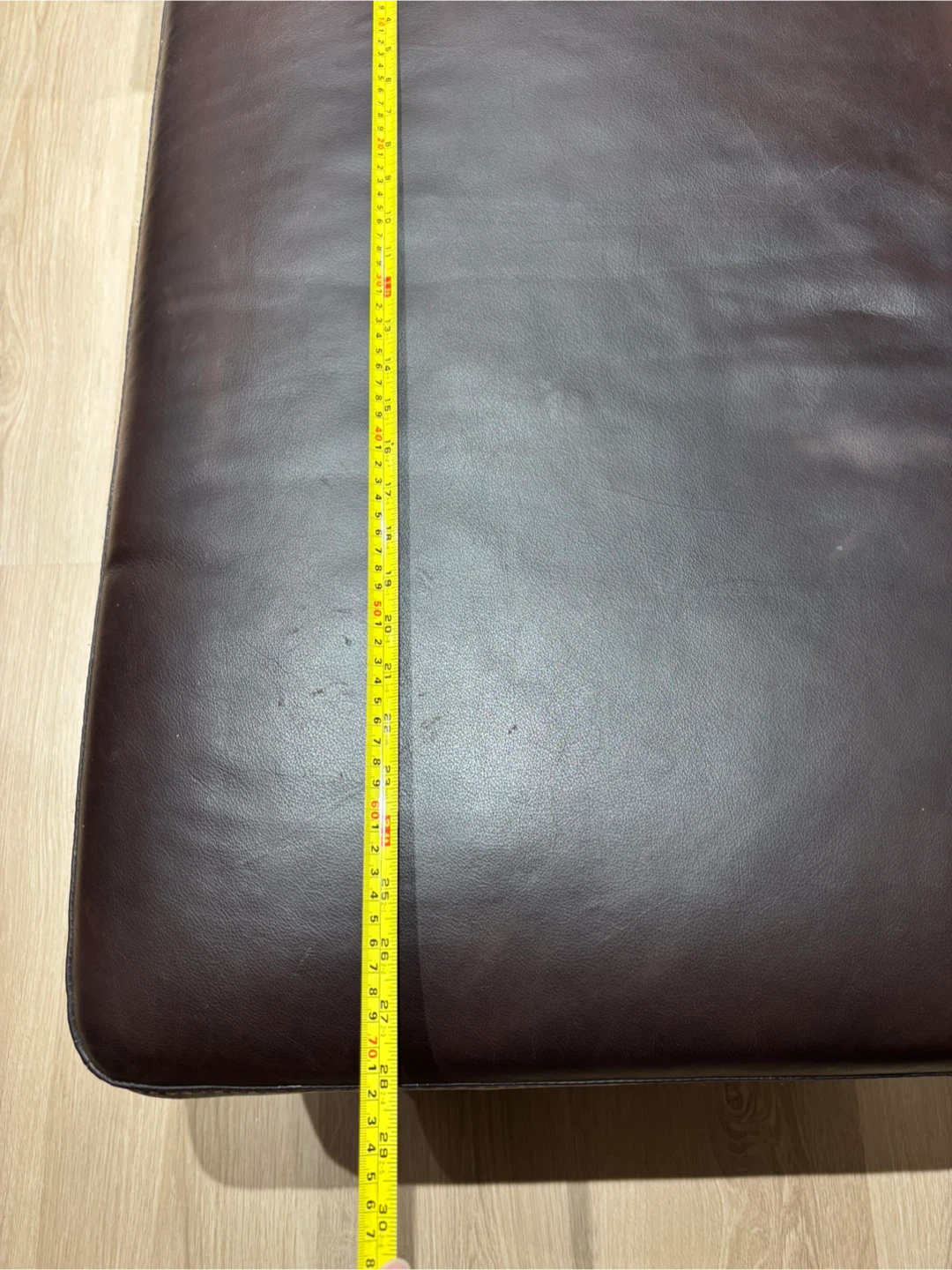 Dark brown ottoman - photo 3