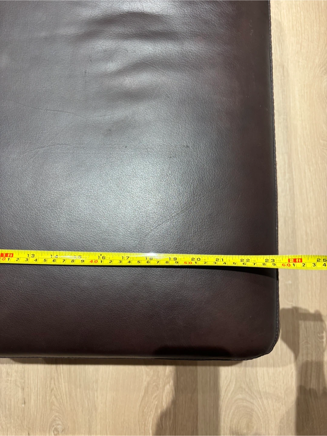 Dark brown ottoman - photo 4