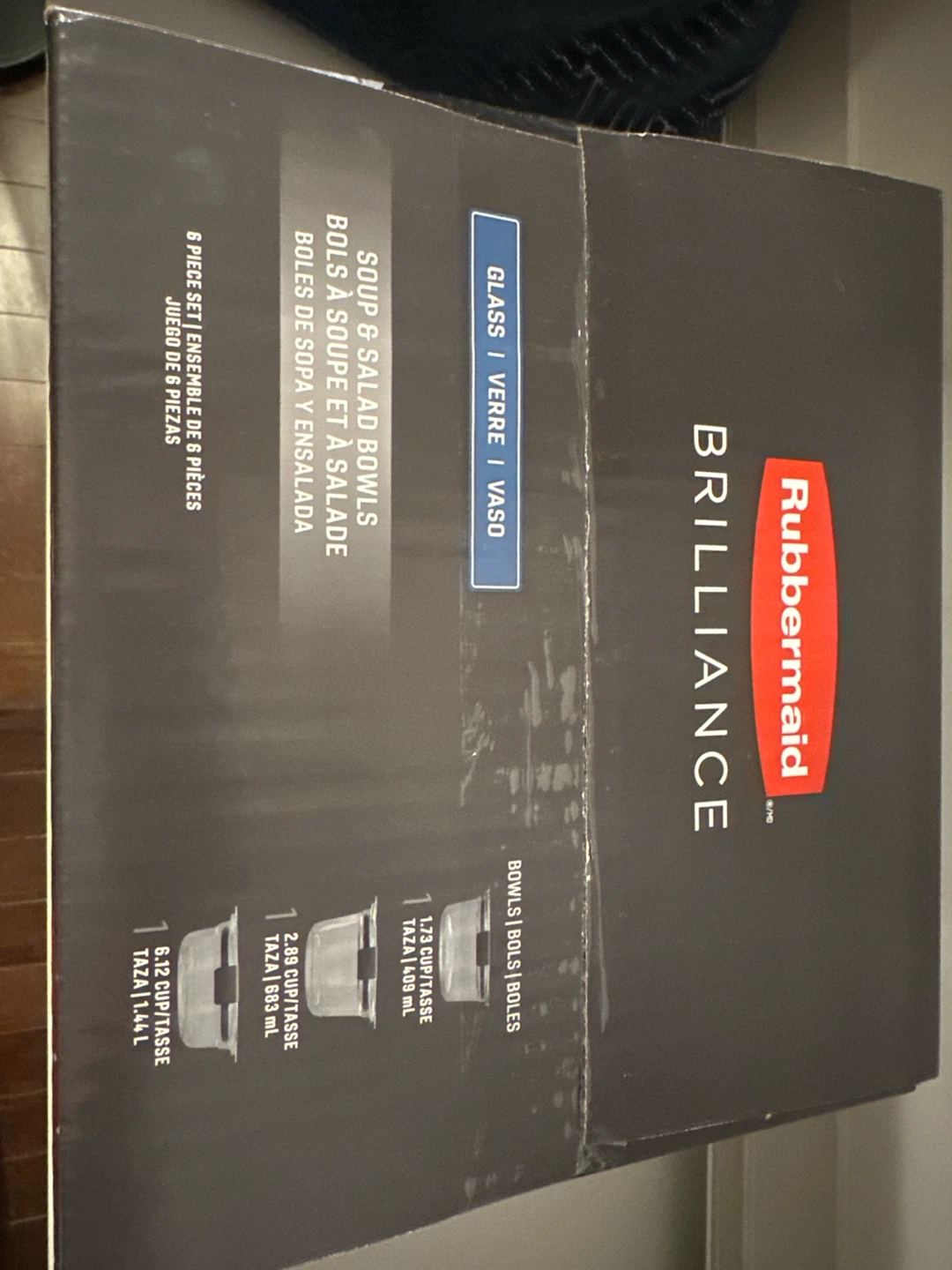 🏈 Rubbermaid Brillance glass container set - photo 2