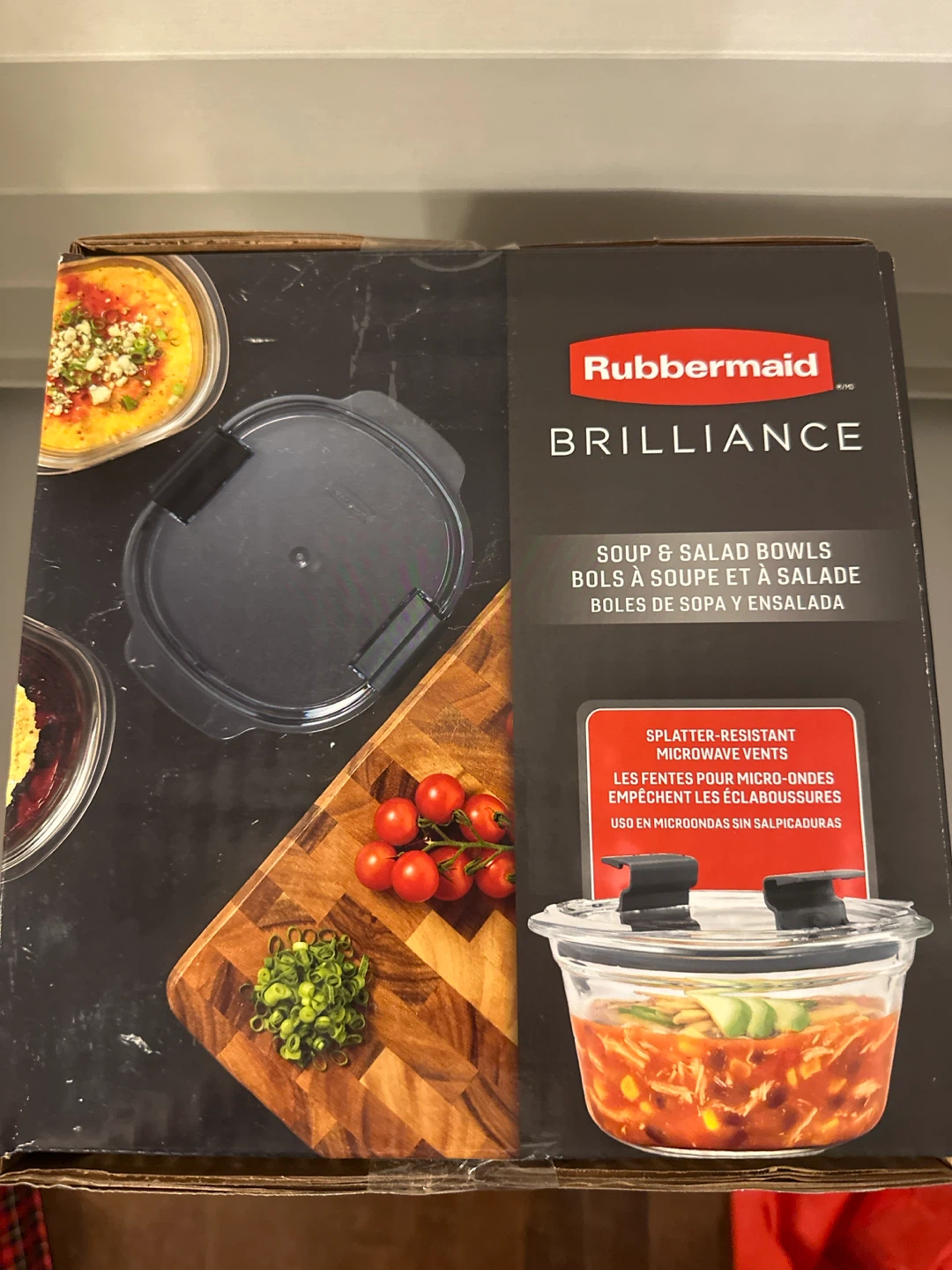 🏈 Rubbermaid Brillance glass container set - photo 4