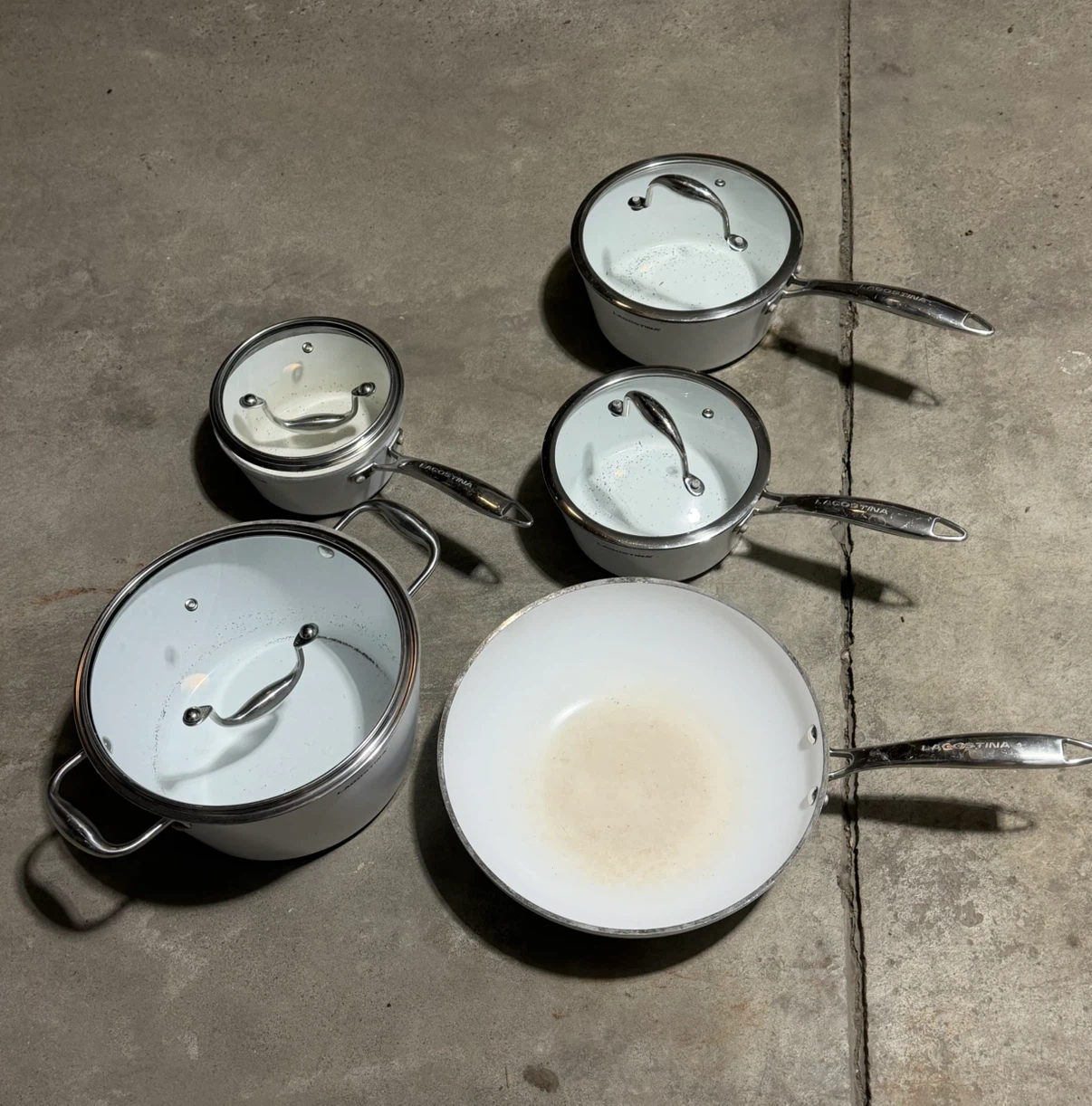 Lagostina White Cookware Set🏈