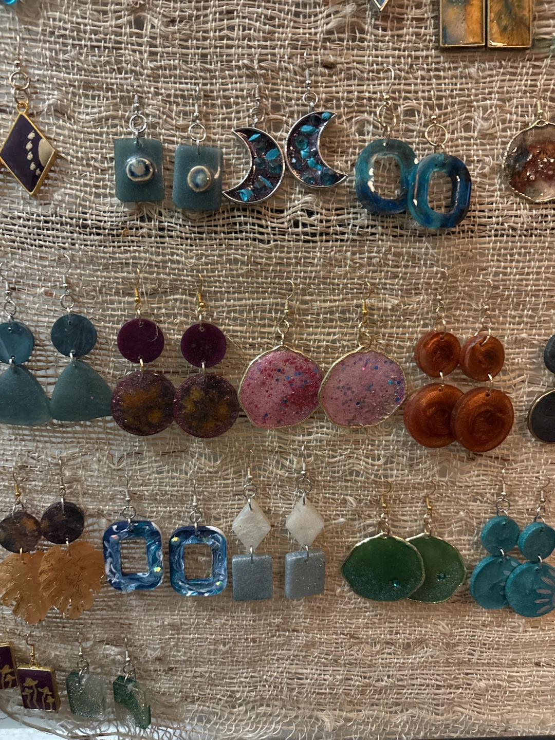 Handmade Resin Earrings 10.00 - photo 3