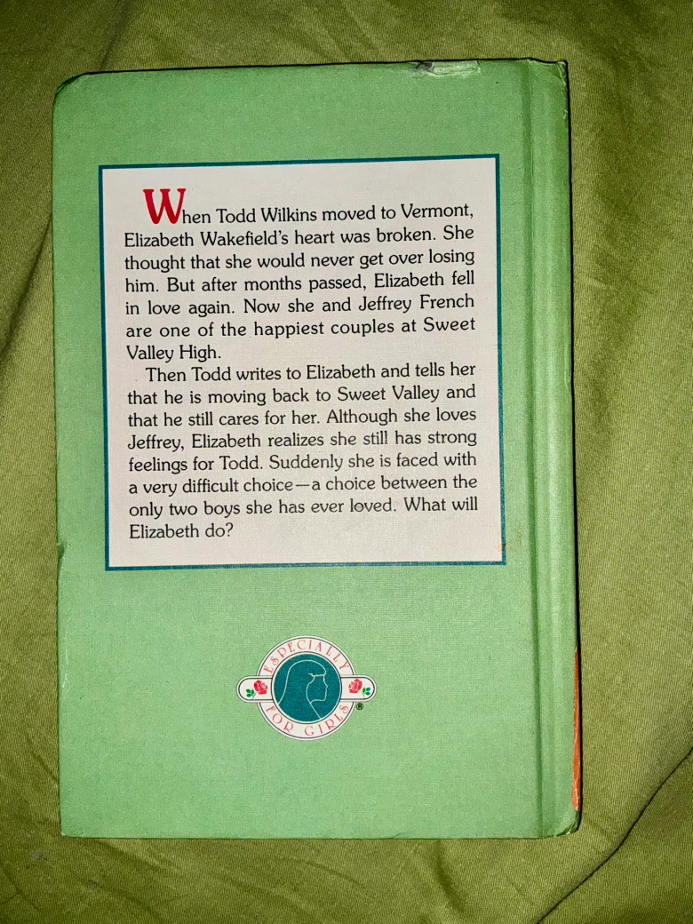 Sweet Valley High #58 Brokenhearted (out of print) - photo 2