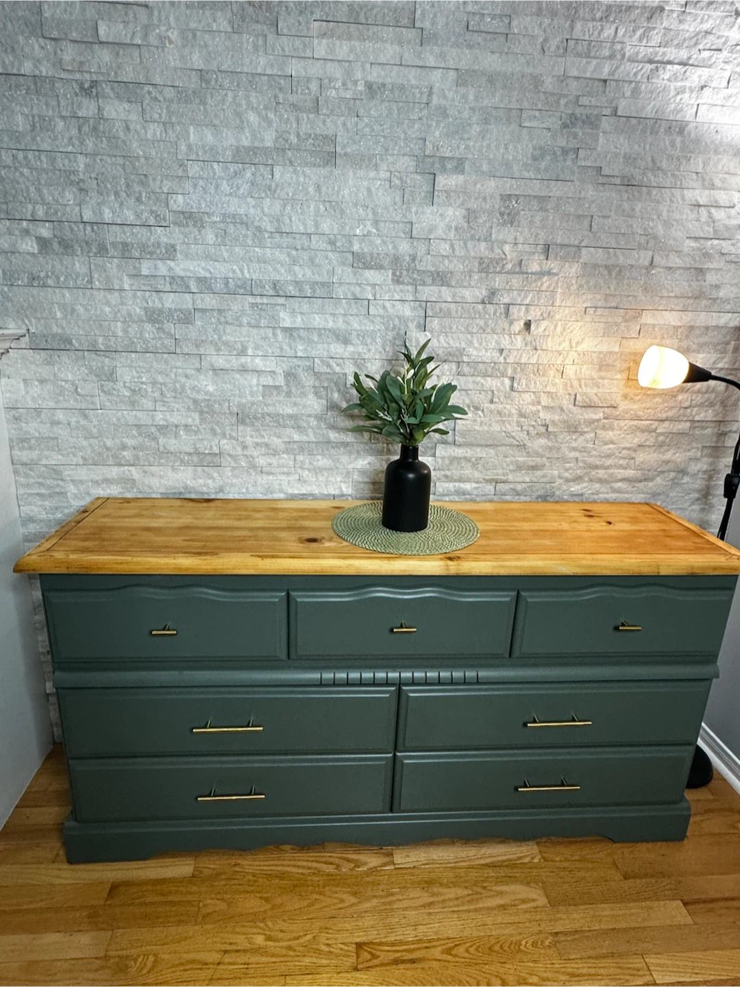 Refinished seven- Drawer Dresser