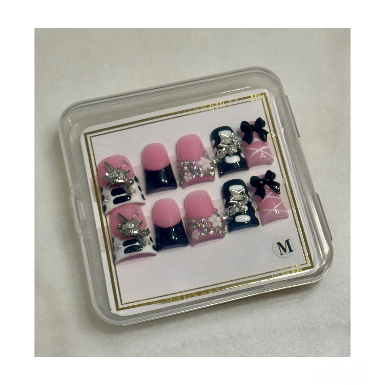 Brand new Handmade Short Duck Press On Nails - photo 2