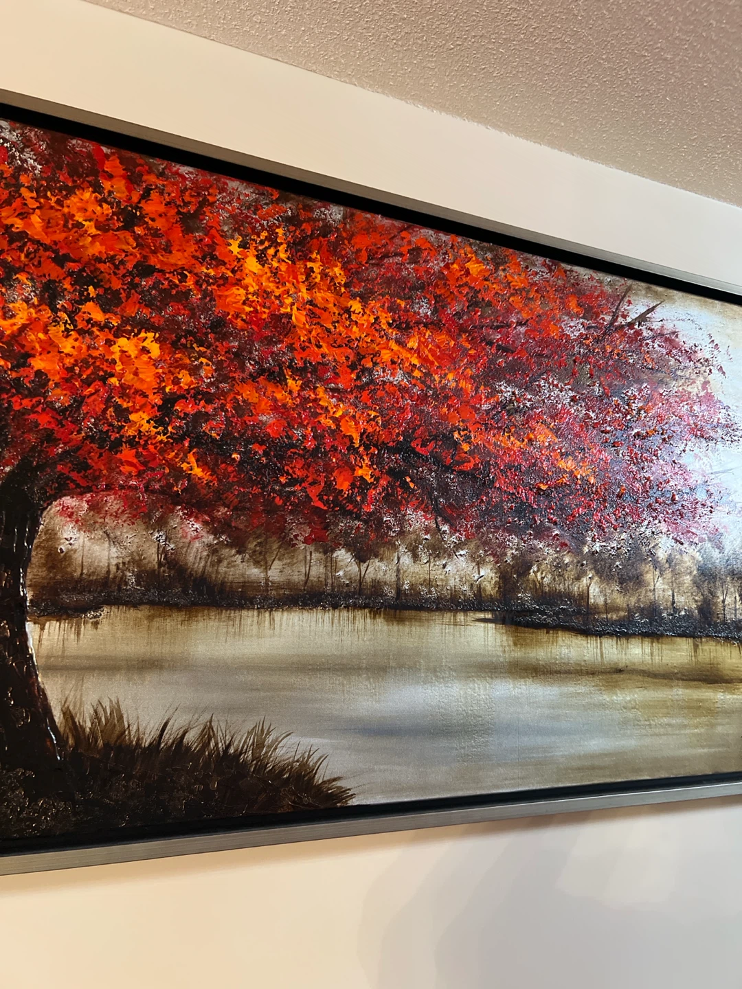 Large Textured Autumn Tree Wall Art - photo 3