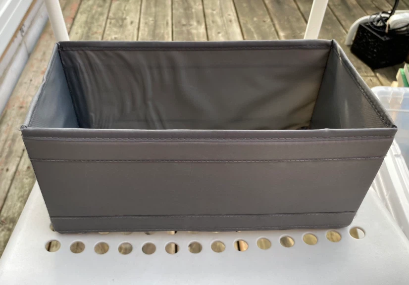 4 fabric storage boxes 🏈