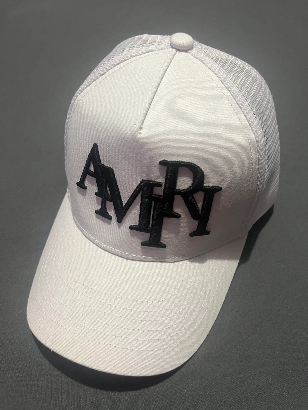 AMIRI White Trucker Hat