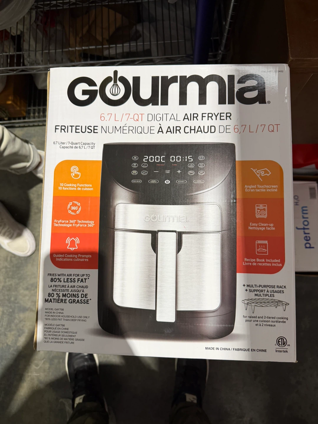 Gourmia 6.7L Digital Air Fryer