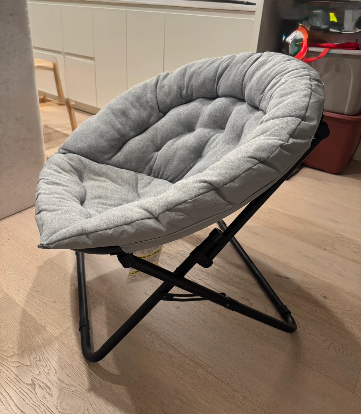 Grey foldable Saucer Chair - photo 2