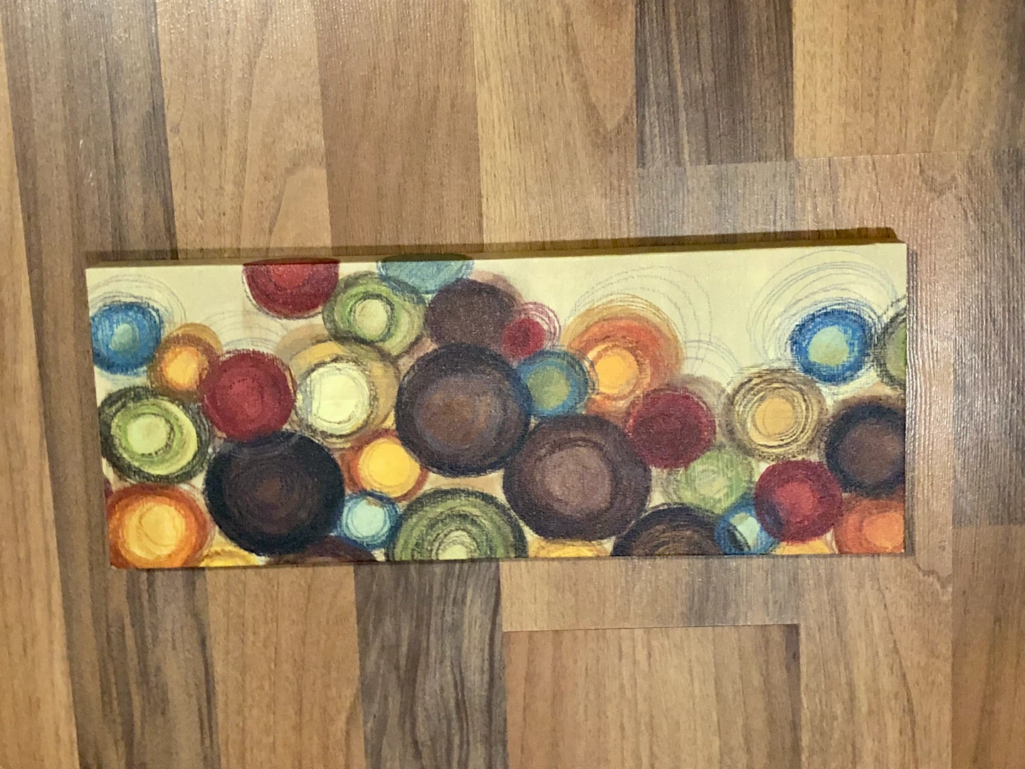 Abstract Circles Canvas Wall Art 🏈