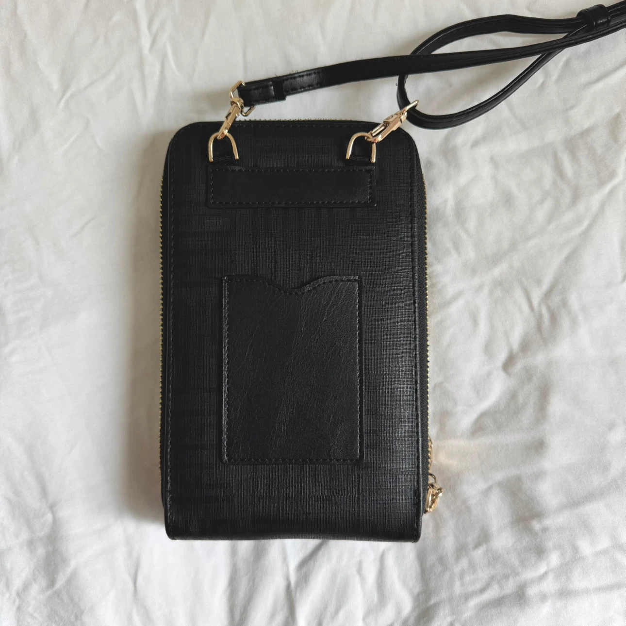 Silver & Polo Black Crossbody Phone Bag - photo 3