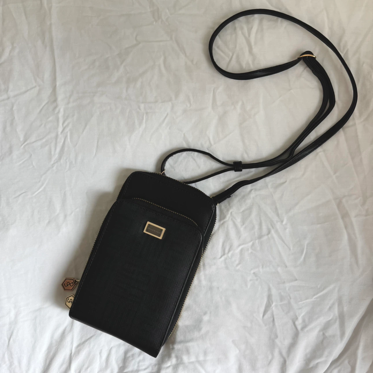 Silver & Polo Black Crossbody Phone Bag - photo 5