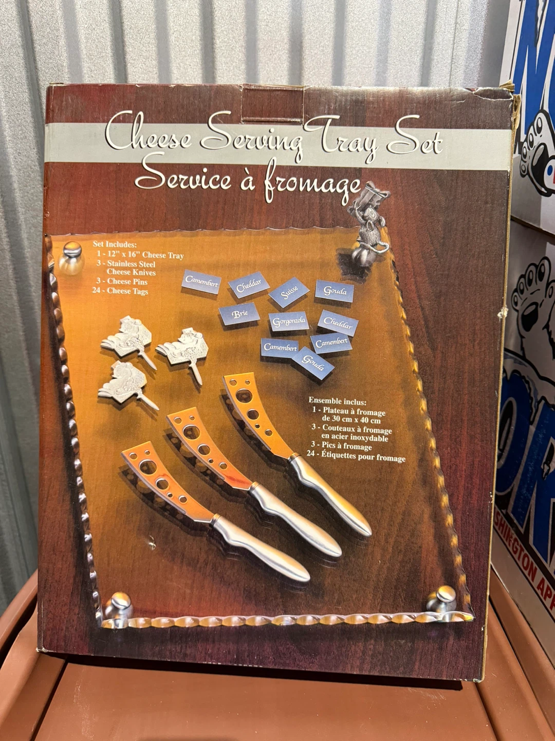 Cheese Serving Tray Set