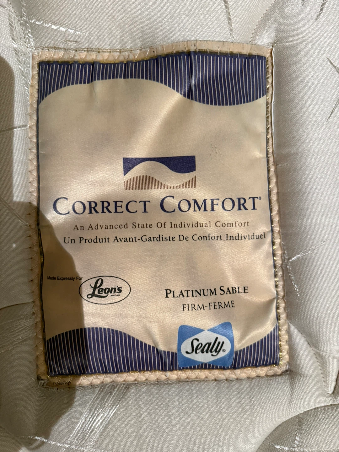 Sealy Correct Comfort Queen Firm Mattress - photo 3
