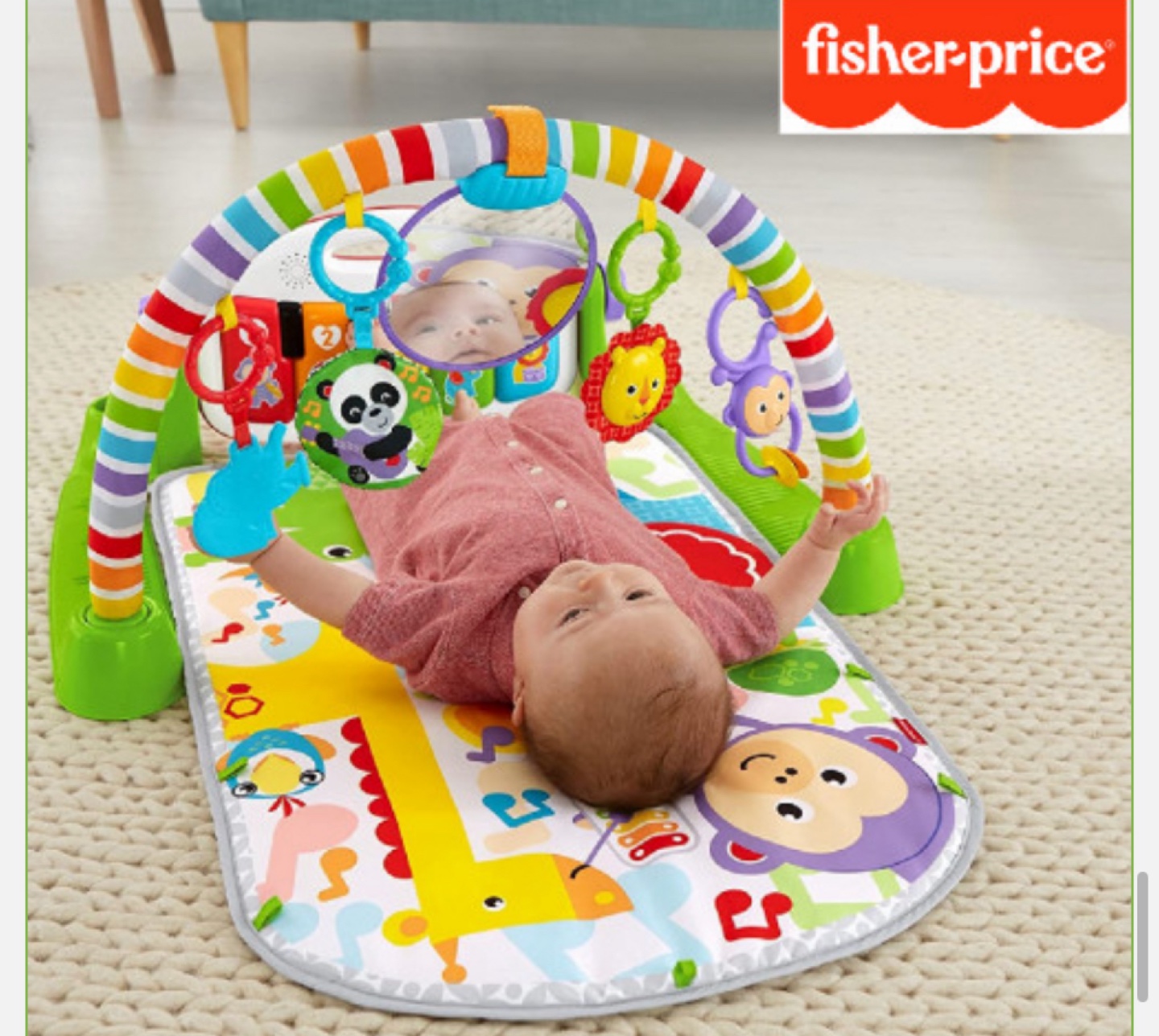 Fisher-Price Deluxe Kick & Play Piano Gym - photo 3